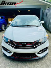 Load image into Gallery viewer, 2014-2015 Honda Civic Coupe IKON Style Unpainted Front Lip Splitter PU