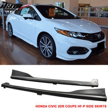 Load image into Gallery viewer, 2014-2015 Honda Civic 2DR Coupe HF-P Front Bumper Lip + Side Skirts PU