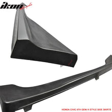 Load image into Gallery viewer, 2014-2015 Honda Civic 2DR Coupe HF-P Front Bumper Lip + Side Skirts PU