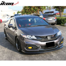 Load image into Gallery viewer, 2014-15 Honda Civic Painted Crystal Black Pearl NH731P Front Splitter