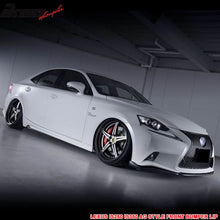 Load image into Gallery viewer, 2014-2016 Lexus IS F Sport AG Unpainted Black Front Bumper Lip PU