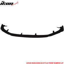 Load image into Gallery viewer, 2014-2016 Lexus IS F Sport AG Unpainted Black Front Bumper Lip PU