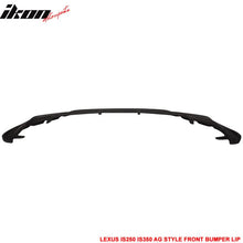 Load image into Gallery viewer, 2014-2016 Lexus IS F Sport AG Unpainted Black Front Bumper Lip PU