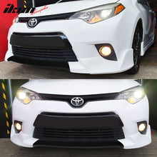 Load image into Gallery viewer, 2014-2016 Toyota Corolla Sport Unpainted Black Front Bumper Lip PU 3PC