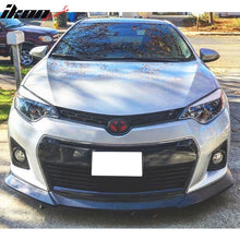 Load image into Gallery viewer, 2014-2016 Toyota Corolla S Model GT Style Front Lip Splitter Spoiler