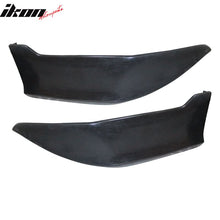 Load image into Gallery viewer, 2014-2019 Toyota Corolla Rear Bumper Lip Aprons Unpainted Black PU