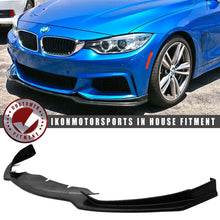 Load image into Gallery viewer, 2014-2020 BMW F32 F33 F36 E Style Unpainted Black Front Bumper Lip PU