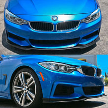 Load image into Gallery viewer, 2014-2020 BMW F32 F33 F36 E Style Unpainted Black Front Bumper Lip PU