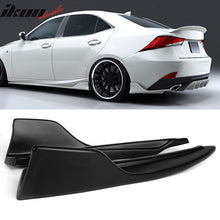 Load image into Gallery viewer, 2014-2020 Lexus IS AR Style Matte Black Rear Bumper Lip Apron PP 2PC