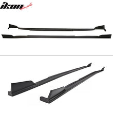 Load image into Gallery viewer, 2014-2023 Infiniti Q50 ST Style Black Side Skirts Rocker Pannel PU