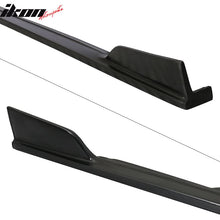 Load image into Gallery viewer, 2014-2023 Infiniti Q50 ST Style Black Side Skirts Rocker Pannel PU