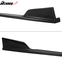 Load image into Gallery viewer, 2014-2023 Infiniti Q50 ST Style Black Side Skirts Rocker Pannel PU