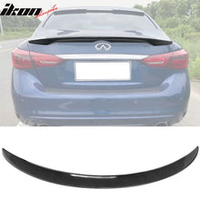 Load image into Gallery viewer, 2014-2024 Infiniti Q50 OEM Style Carbon Fiber Print Rear Spoiler Wing