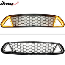 Load image into Gallery viewer, 2015-2017 Ford Mustang Unpainted Front Hood Upper Grille w/ LED Lights