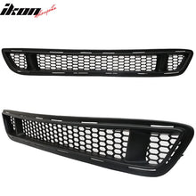 Load image into Gallery viewer, 2015-2017 Ford Mustang IKON Style Black Front Upper &amp; Lower Car Grille