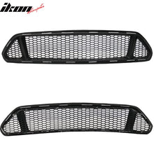 Load image into Gallery viewer, 2015-2017 Ford Mustang IKON Style Black Front Upper &amp; Lower Car Grille