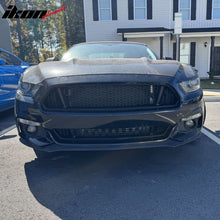 Load image into Gallery viewer, 2015-2017 Ford Mustang IKON Style Black Front Upper &amp; Lower Car Grille