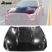Load image into Gallery viewer, 2015-2017 Ford Mustang Hood GT500 Style Black Car Hood Cover Aluminum