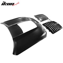Load image into Gallery viewer, 2015-2017 Ford Mustang Hood GT500 Style Black Car Hood Cover Aluminum