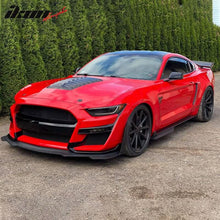 Load image into Gallery viewer, 2015-2017 Ford Mustang Hood GT500 Style Black Car Hood Cover Aluminum