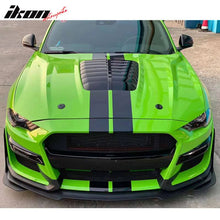 Load image into Gallery viewer, 2015-2017 Ford Mustang Hood GT500 Style Black Car Hood Cover Aluminum