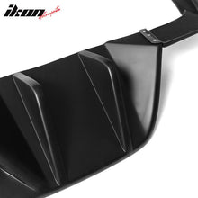Load image into Gallery viewer, 2015-2017 Ford Mustang Rear Diffuser Bumper Lip HN Style Matte Black P