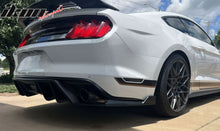 Load image into Gallery viewer, 2015-2017 Ford Mustang Rear Diffuser Bumper Lip HN Style Matte Black P