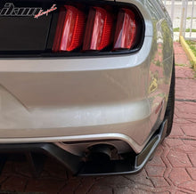 Load image into Gallery viewer, 2015-2017 Ford Mustang Rear Diffuser Bumper Lip HN Style Matte Black P
