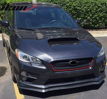 Load image into Gallery viewer, 2015-2017 Subaru WRX STI 4Dr Sedan HD Front Lip Splitter Spoiler PU