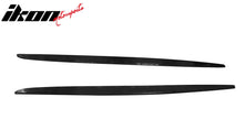 Load image into Gallery viewer, 2015-2018 BMW F80 M3 Side Skirts Extention MT Style PU Unpainted Black