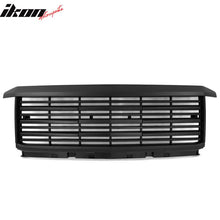 Load image into Gallery viewer, 2015-2019 Chevy Silverado 2500 2500HD 3500 3500HD Black Grille Hood