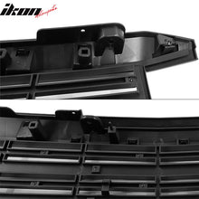 Load image into Gallery viewer, 2015-2019 Chevy Silverado 2500 2500HD 3500 3500HD Black Grille Hood