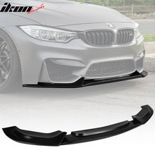 Load image into Gallery viewer, 2015-2020 BMW F80 M3 F82 F83 M4 VRS Black Front Lip SplitterSpoiler PU
