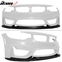Load image into Gallery viewer, 2015-2020 BMW F80 M3 F82 F83 M4 VRS Black Front Lip SplitterSpoiler PU