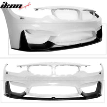 Load image into Gallery viewer, 2015-2020 BMW F80 M3 F82 M4 P Style Unpainted PU Front Bumper Lip 3PC