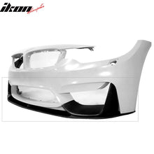 Load image into Gallery viewer, 2015-2020 BMW F80 M3 F82 M4 P Style Unpainted PU Front Bumper Lip 3PC