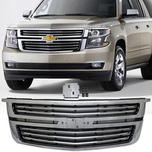 Load image into Gallery viewer, 2015-2020 Chevy Tahoe LTZ Style Chrome Front Upper Bumper Grille
