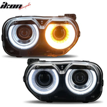 Load image into Gallery viewer, 2015-2023 Dodge Challenger RGB DRL LED Headlights Lamps with 10 Colors