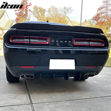 Load image into Gallery viewer, 2015-2023 Dodge Challenger Unpainted Rear Bumper Lip Diffuser 4 Fin PP