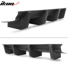 Load image into Gallery viewer, 2015-2023 Dodge Challenger Unpainted Rear Bumper Lip Diffuser 4 Fin PP