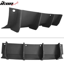 Load image into Gallery viewer, 2015-2023 Dodge Challenger Unpainted Rear Bumper Lip Diffuser 4 Fin PP