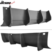 Load image into Gallery viewer, 2015-2023 Dodge Challenger Unpainted Rear Bumper Lip Diffuser 4 Fin PP