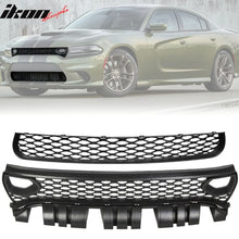Load image into Gallery viewer, 2015-2023 Dodge Charger Upper &amp; Lower Car Grilles w/ Air Ducts 2PC PP