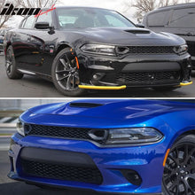 Load image into Gallery viewer, 2015-2023 Dodge Charger Grill Unpainted Black Front Upper Car Grille