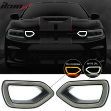 Load image into Gallery viewer, 2015-2023 Dodge Charger SRT Smoke White DRL/Yellow Signal LED Lights