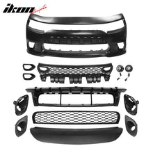 Load image into Gallery viewer, 2015-2023 Dodge Charger Front Bumper Replacement 19 SRT Hellcat Style