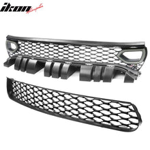Load image into Gallery viewer, 2015-2023 Dodge Charger SRT Style Black Upper Lower Grille LED Lights