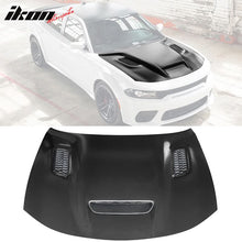 Load image into Gallery viewer, 2015-2023 Dodge Charger Hood Black SRT Redeye Widebody Style Aluminum