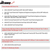 Load image into Gallery viewer, 2015-2023 Dodge Charger Rear Bumper Cover Conversion PP