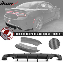 Load image into Gallery viewer, 2015-2023 Dodge Charger Rear Bumper Diffuser + Side Aprons Lip CFL